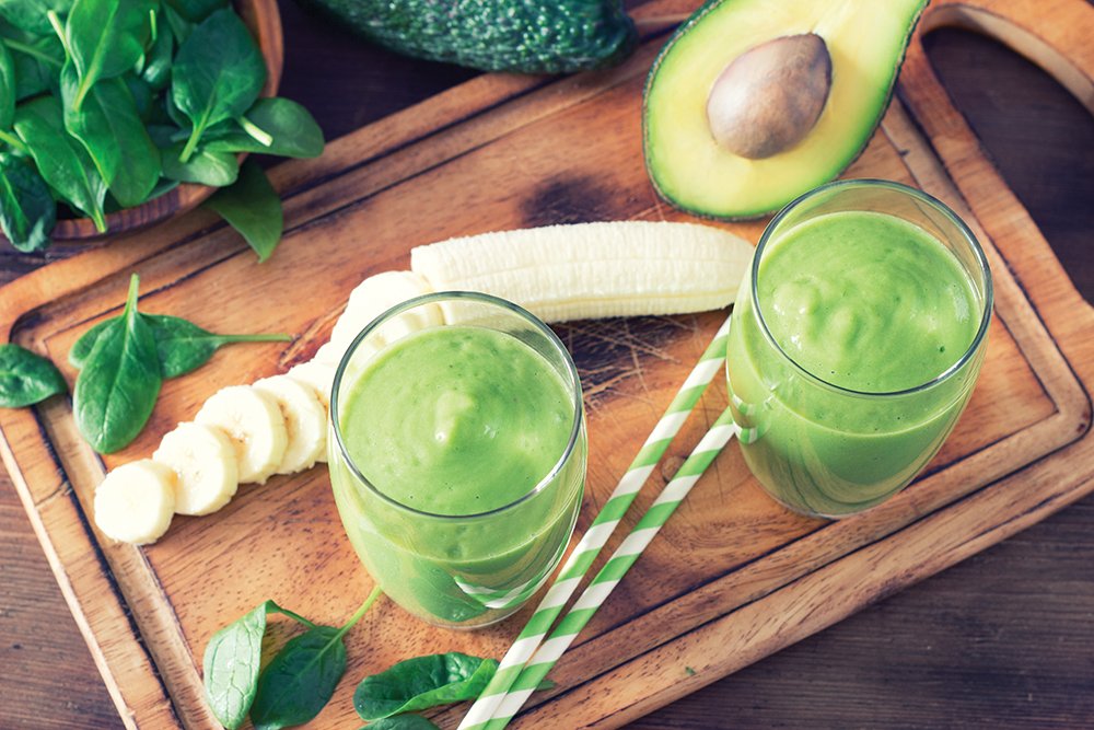 Avocado and Baby Spinach Smoothie